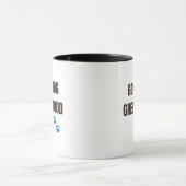 面白い犬好きコーヒーカップ マグカップ (中央)