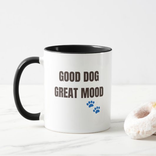 面白い犬好きコーヒーカップ マグカップ (ドーナツ)