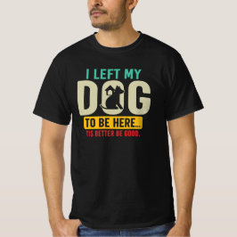 面白い犬好きサルカスティックドッグマムドッグダッド名言 Tシャツ