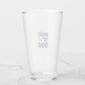 面白い犬好きビンテージ彫刻グラフィック_1 タンブラーグラス (裏面)