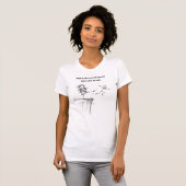 面白い犬好きTシャツ Tシャツ (正面フル)