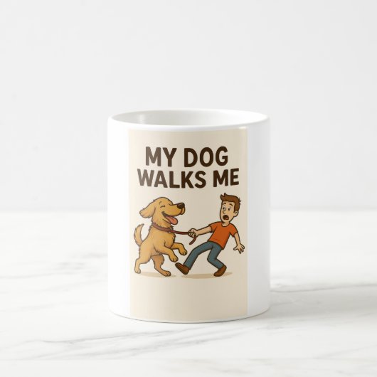 面白い犬 コーヒーマグカップ (中央)
