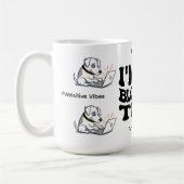 面白い犬 コーヒーマグカップ (左)