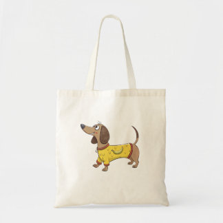 面白い犬 トートバッグ