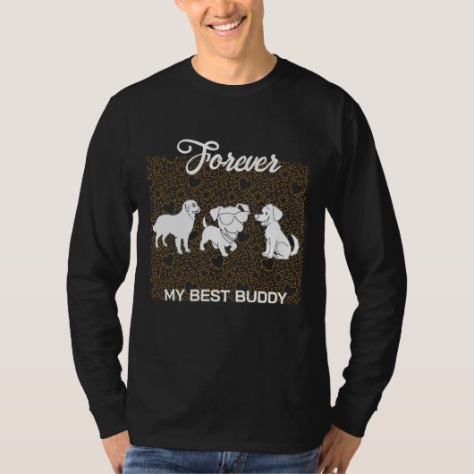 面白い犬 Tシャツ (正面)