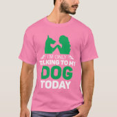 面白い犬 Tシャツ (正面)