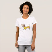面白い犬  Tシャツ (正面フル)