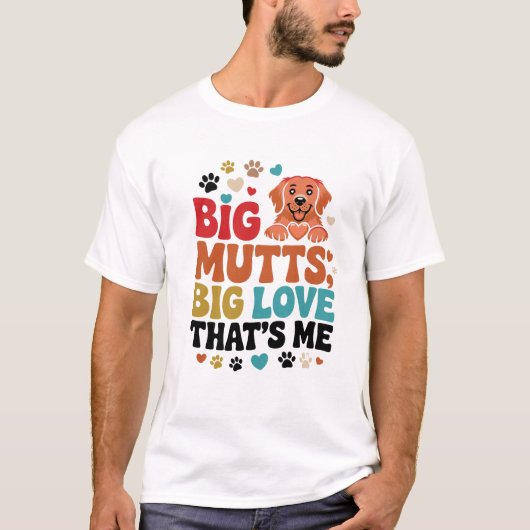面白い犬Tシャツ、犬ママ・パパへのギフト、ペットの引用 Tシャツ (正面)