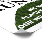 面白い狩猟のポスターを隠す場所を知る ポスター (角)