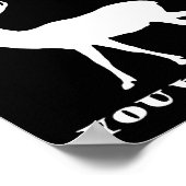 面白い狩猟のポスターBlkをテキストメッセージで送っていた ポスター (角)