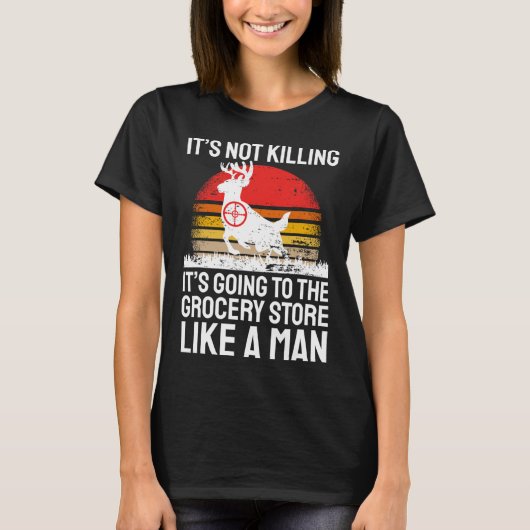 面白い狩猟 Tシャツ (正面)