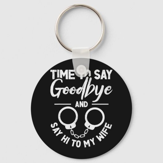 面白い独身パーティー 単身生活 JGA キーホルダー (正面)