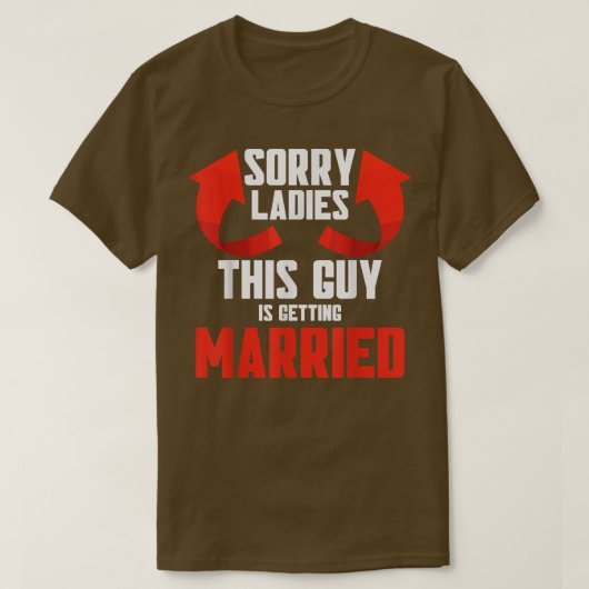 面白い独身パーティー 独身者 独身 Tシャツ (デザイン正面)