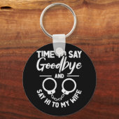 面白い独身パーティー 結婚前 単身生活 JGA キーホルダー (正面)