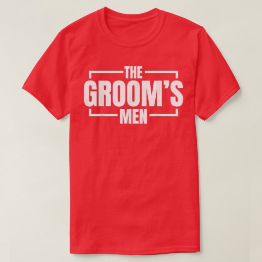 面白い独身パーティー 花婿のスタッグ ウェディングパーティー Tシャツ (デザイン正面)