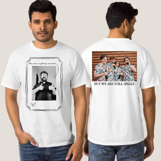 面白い独身パーティー Tシャツ