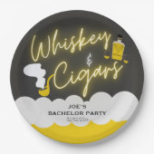 面白い独身最後の夜 ペーパープレート (正面)