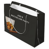 面白い独身最後の夜 ラージペーパーバッグ (裏面アングル)