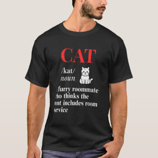 面白い猫と犬のママ 動物好き 子猫 Tシャツ