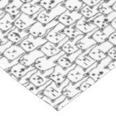 面白い猫のパターン テーブルクロス (アングル)