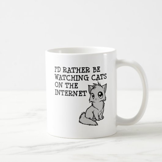 面白い猫のマグカップ コーヒーマグカップ (右)