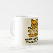 面白い猫のマグカップ コーヒーマグカップ (正面左)