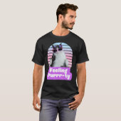 面白い猫のミーム ネコちゃん かわいい気分 Tシャツ (正面フル)