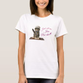 面白い猫のミーム レージェンシー・キャップ Tシャツ (正面)