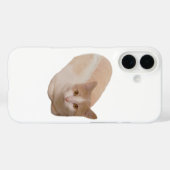 面白い猫のローフ・ミーム 猫のパン スマホケース Case-Mate iPhoneケース (裏面 (横))