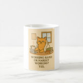 面白い猫の仕事用マグカップ コーヒーマグカップ (中央)