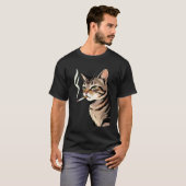 面白い猫の喫煙, シガレットキティGen Zのミーム, 猫 Tシャツ (正面フル)
