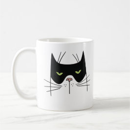 面白い猫の朝の挨拶マグカップ コーヒーマグカップ