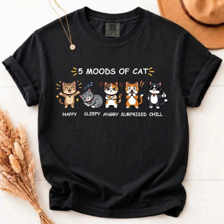 面白い猫の気分ギフトTシャツ Tシャツ