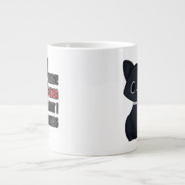 面白い猫は専門知識がない スペシャルマグ ジャンボコーヒーマグカップ
