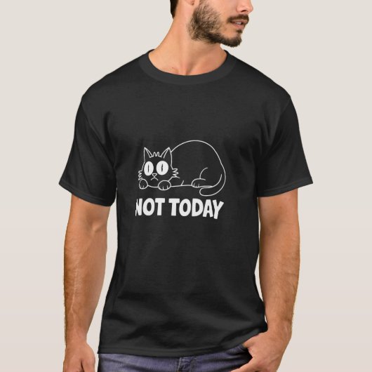 面白い猫好き飼い主ママパパのシルエット ヴィン Tシャツ (正面)
