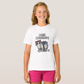 面白い猫好き Tシャツ (正面フル)