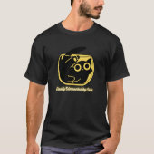 面白い猫好きTシャツ - 猫に気を取られがち Tシャツ (正面)