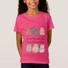 面白い猫、かわいい猫 Tシャツ