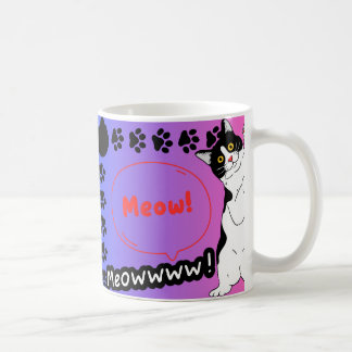 面白い猫 コーヒーマグカップ