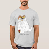 面白い猫 Tシャツ (正面)
