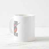 面白い献血者 コーヒーマグカップ (正面左)