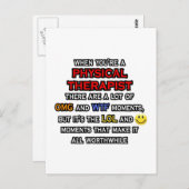 面白い理学療法士... なんてこった 笑 ポストカード (正面/裏面)