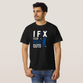 面白い理容師 Tシャツ (正面フル)