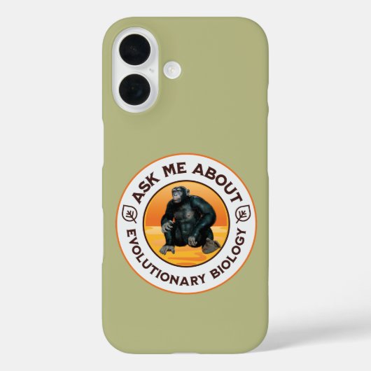 面白い生物学の先生の進化ユーモアギフト Case-Mate iPhoneケース (裏面)