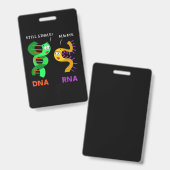面白い生物学の駄洒落 生物学者 教師 教授 ギフト バッジ (正面＆裏面)
