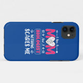 面白い生物学者ママ、生物学者ママ 面白い Case-Mate iPhoneケース (裏面(横))