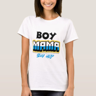 面白い男の子のママのTシャツ Tシャツ