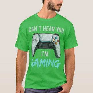 面白い男子ゲーミングアパレルゲーマービデオゲーム少年 Tシャツ