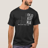 面白い男性が言うパロディギフト 誕生日 お父さん 夫 Tシャツ (正面)