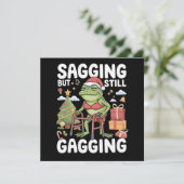 面白い皮肉なクリスマス ダサいけどまだ笑える シーズンカード (スタンド正面)